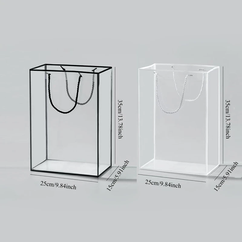 Florist Supply House - yes1/3/10PCS Sac en plastique transparent pour