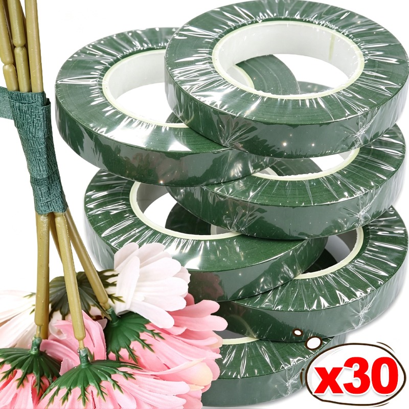 Floral Tape Green - Ruban de jardinage auto-adhésif vert floral