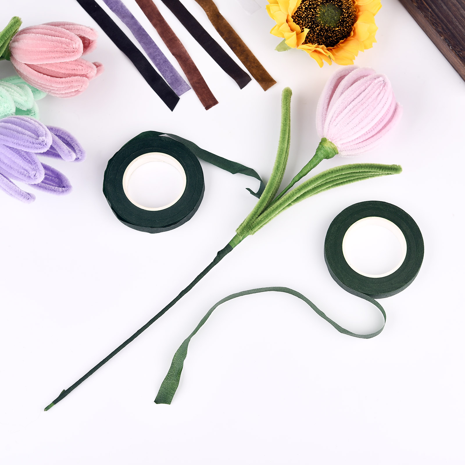 Ruban de tige florale, Corsage - Floral Tape Green avis et prix