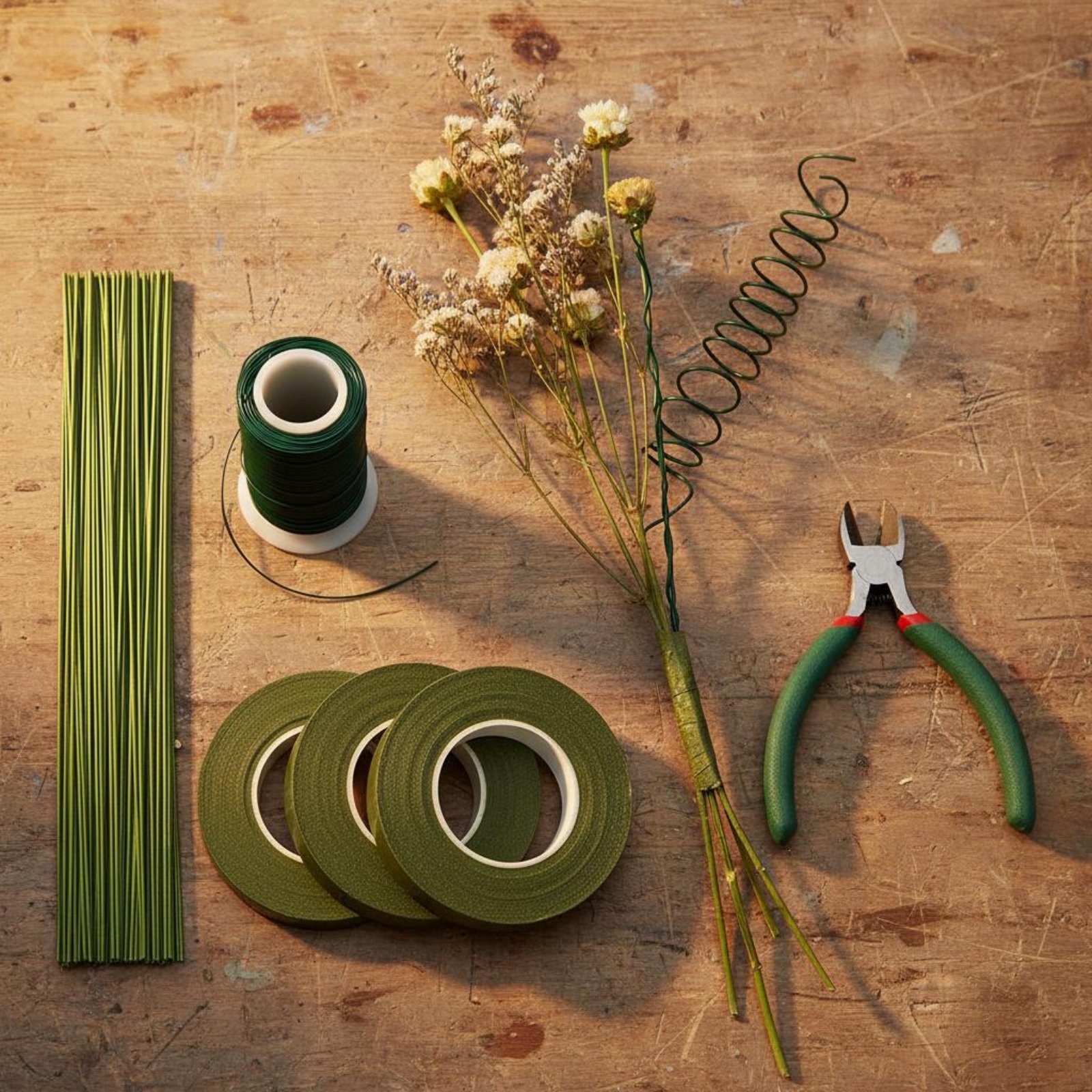Kit de création d'arrangements - Floral Tape Green avis et prix